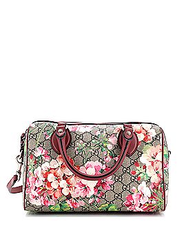 Gucci Convertible Boston Bag Blooms Print GG Coated Canvas Small (view 1)
