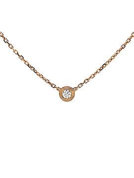 Cartier Cartier D'Amour Pendant Necklace 18K Rose Gold with Diamond XS (view 1)