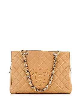 Chanel Grand Timeless Shopping Tote Quilted Caviar (view 1)