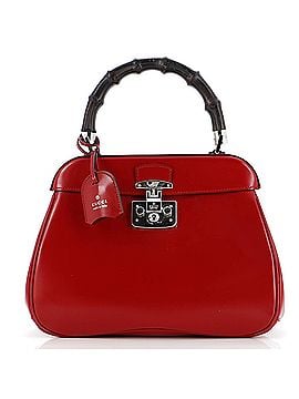Gucci Lady Lock Bamboo Top Handle Bag Leather Medium (view 1)