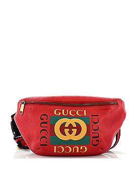 Gucci Logo Belt Bag Printed Leather Medium (view 1)