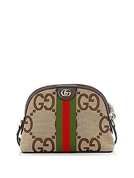 Gucci Ophidia Dome Shoulder Bag Jumbo GG Canvas Small (view 1)