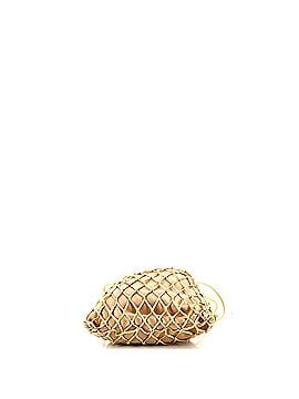 Prada Fishnet Chain Crossbody Bag Woven Leather and Satin (view 2)