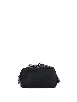 Prada Double Pocket Drawstring Backpack Tessuto with Paillettes (view 2)