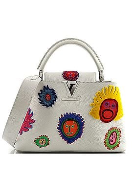 Louis Vuitton Capucines Bag Yayoi Kusama Embroidered My Eternal Soul Taurillon Leather MM (view 1)