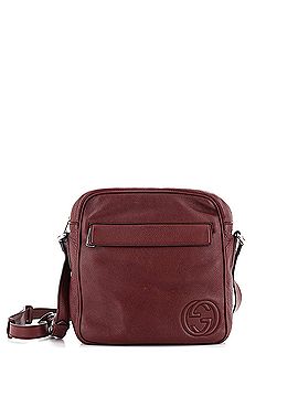 Gucci Soho Front Pocket Messenger Bag Leather Medium (view 1)