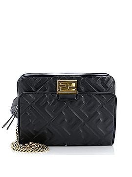 Fendi Upside Down Bag Zucca Embossed Leather (view 1)