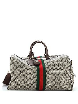 Gucci Ophidia Carry On Duffle Bag GG Coated Canvas Medium (view 1)