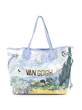 Louis Vuitton Neverfull NM Tote Limited Edition Jeff Koons Van Gogh Print Canvas MM (view 1)