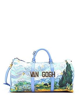 Louis Vuitton Keepall Bandouliere Bag Limited Edition Jeff Koons Van Gogh Print Canvas 50 (view 1)