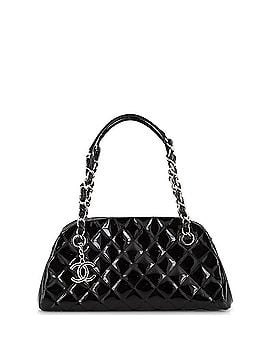 Chanel Just Mademoiselle Bag Quilted Patent Small (view 1)
