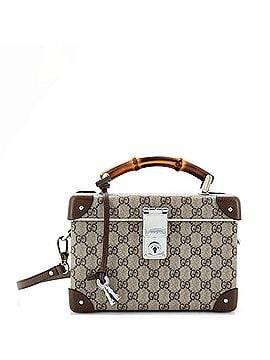 Gucci Bamboo Globe-Trotter Vanity Case GG Coated Canvas (view 1)