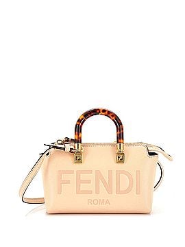 Fendi Logo By The Way Top Handle Bag Embossed Leather Mini (view 1)