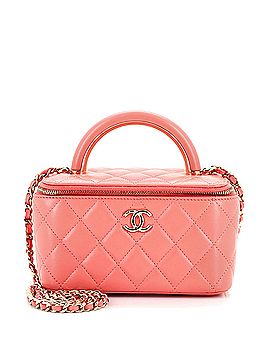 Chanel Charming Handle Vanity Case with Chain Quilted Lambskin Small (view 1)