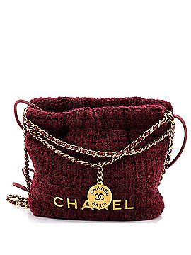 Chanel 22 Chain Hobo Quilted Tweed Mini (view 1)