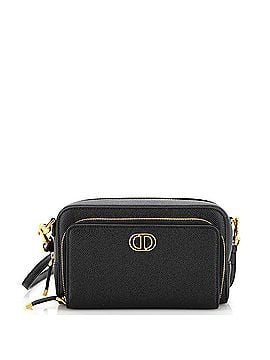 Christian Dior Caro Double Pouch Crossbody Bag Leather (view 1)