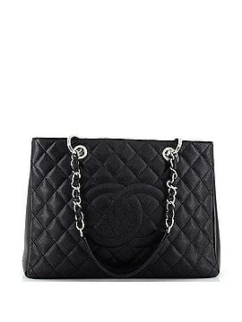 Chanel Grand Shopping Tote Quilted Caviar (view 1)