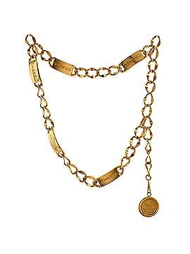 Chanel Vintage Medallion Logo Chain Belt Metal (view 1)