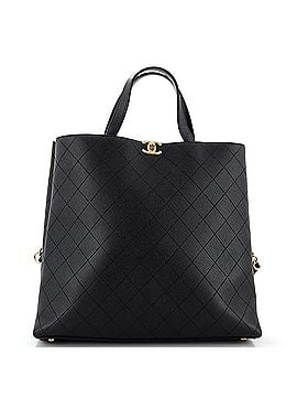 Chanel Shopping Tote Stitched Grained Calfskin Large (view 1)