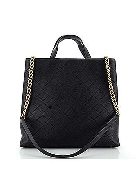 Chanel Shopping Tote Stitched Grained Calfskin Large (view 2)
