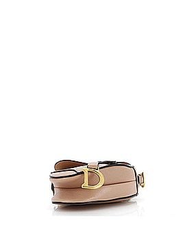 Christian Dior Saddle Handbag Leather Micro (view 2)