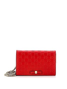 Gucci Signature Wallet on Chain Guccissima Leather (view 1)