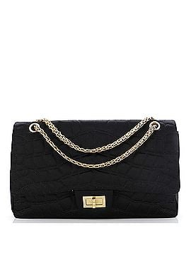 Chanel Reissue 2.55 Flap Bag Crocodile Quilted Satin 227 (view 1)