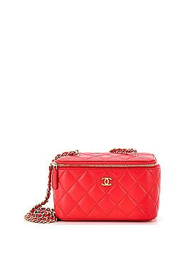 Chanel Classic Vanity Case with Chain Quilted Lambskin Small (view 1)