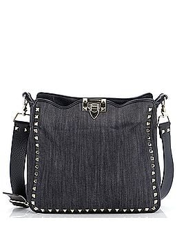 Valentino Garavani Rockstud Flip Lock Messenger Bag Leather Medium (view 1)