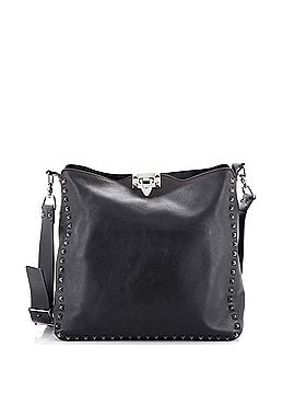 Valentino Garavani Rockstud Flip Lock Messenger Bag Leather Medium (view 1)