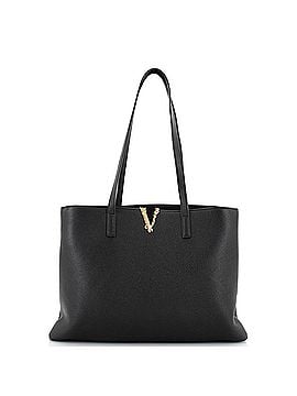 Versace Virtus Shopping Tote Leather Large (view 1)