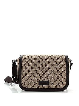 Gucci Flap Messenger Bag (Outlet) GG Canvas Small (view 1)