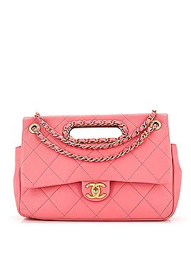 Chanel A Real Catch Flap Bag Quilted Lambskin Large (view 1)