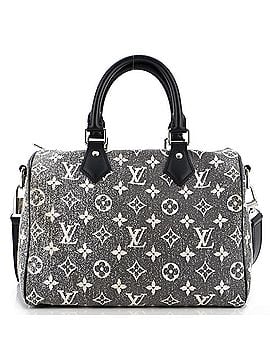 Louis Vuitton Speedy Bandouliere Bag Monogram Jacquard Denim 25 (view 1)