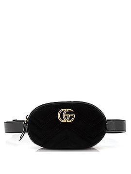 Gucci GG Marmont Belt Bag Matelasse Velvet (view 1)