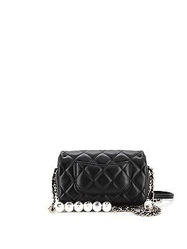 Chanel My Precious Pearls Chain Flap Bag Quilted Lambskin Small (view 2)