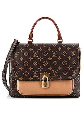 Louis Vuitton Marignan Handbag Monogram Canvas with Leather (view 1)