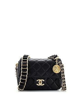 Chanel Chain Soul Flap Bag Quilted Caviar Mini (view 1)