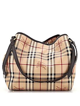 Burberry Canterbury Tote Haymarket Coated Canvas Small (view 1)