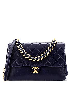 Chanel Paris-Cosmopolite Straight Lined Flap Bag Quilted Aged Calfskin Medium (view 1)