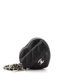 Chanel CC in Love Heart Belt Bag Quilted Lambskin (view 1)