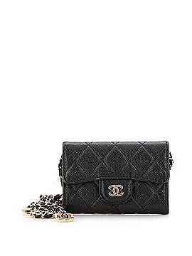 Chanel Classic Flap Chain Belt Bag Quilted Caviar Mini (view 1)