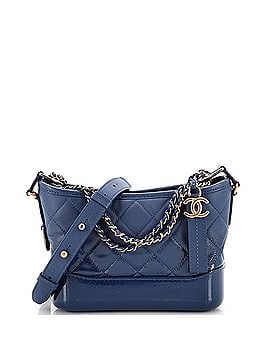 Chanel Gabrielle Hobo Quilted Goatskin and Patent Small (view 1)