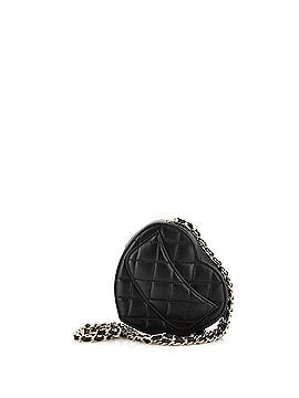 Chanel CC in Love Heart Clutch with Chain Quilted Lambskin (view 2)
