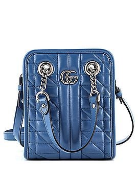 Gucci GG Marmont Handle Crossbody Bag Matelasse Leather Mini (view 1)