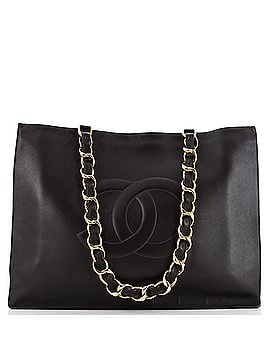 Chanel Vintage CC Chain Tote Lambskin Large (view 1)