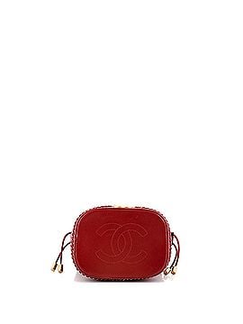 Chanel Paris-Cosmopolite Drawstring Bucket Bag Chevron Lambskin Small (view 2)