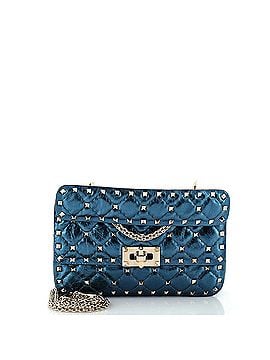 Valentino Garavani Rockstud Spike Flap Bag Quilted Leather Small (view 1)