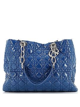 Christian Dior Soft Chain Tote Cannage Quilt Patent Large (view 1)