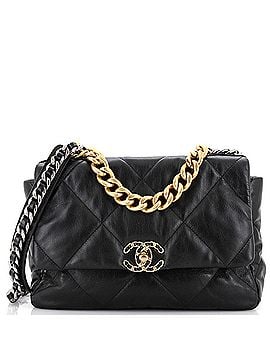 Chanel 19 Flap Bag Quilted Leather Large (view 1)